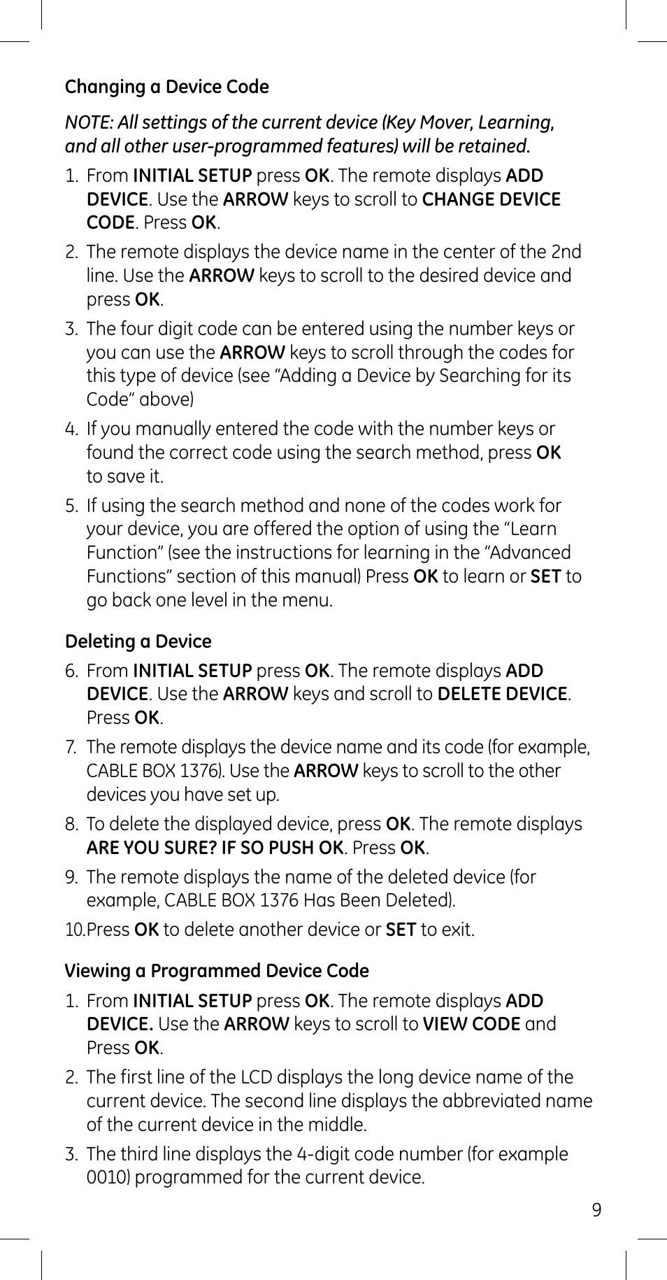 GE 45608 User Manual | Page 9 / 54