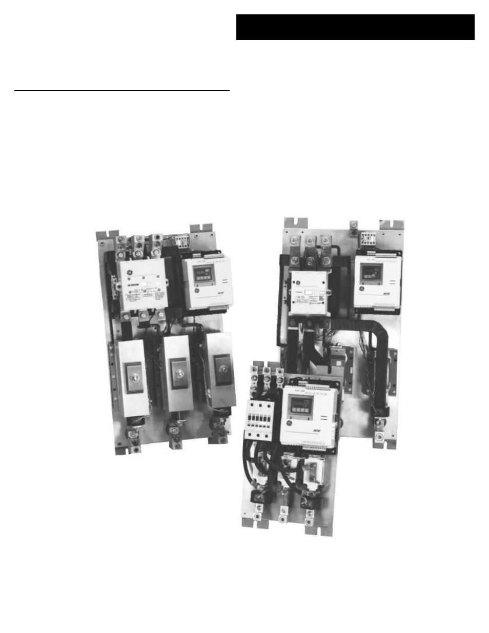 GE Industrial Solutions ASTAT-IBP Plus Solid State Starters User Manual | 18 pages