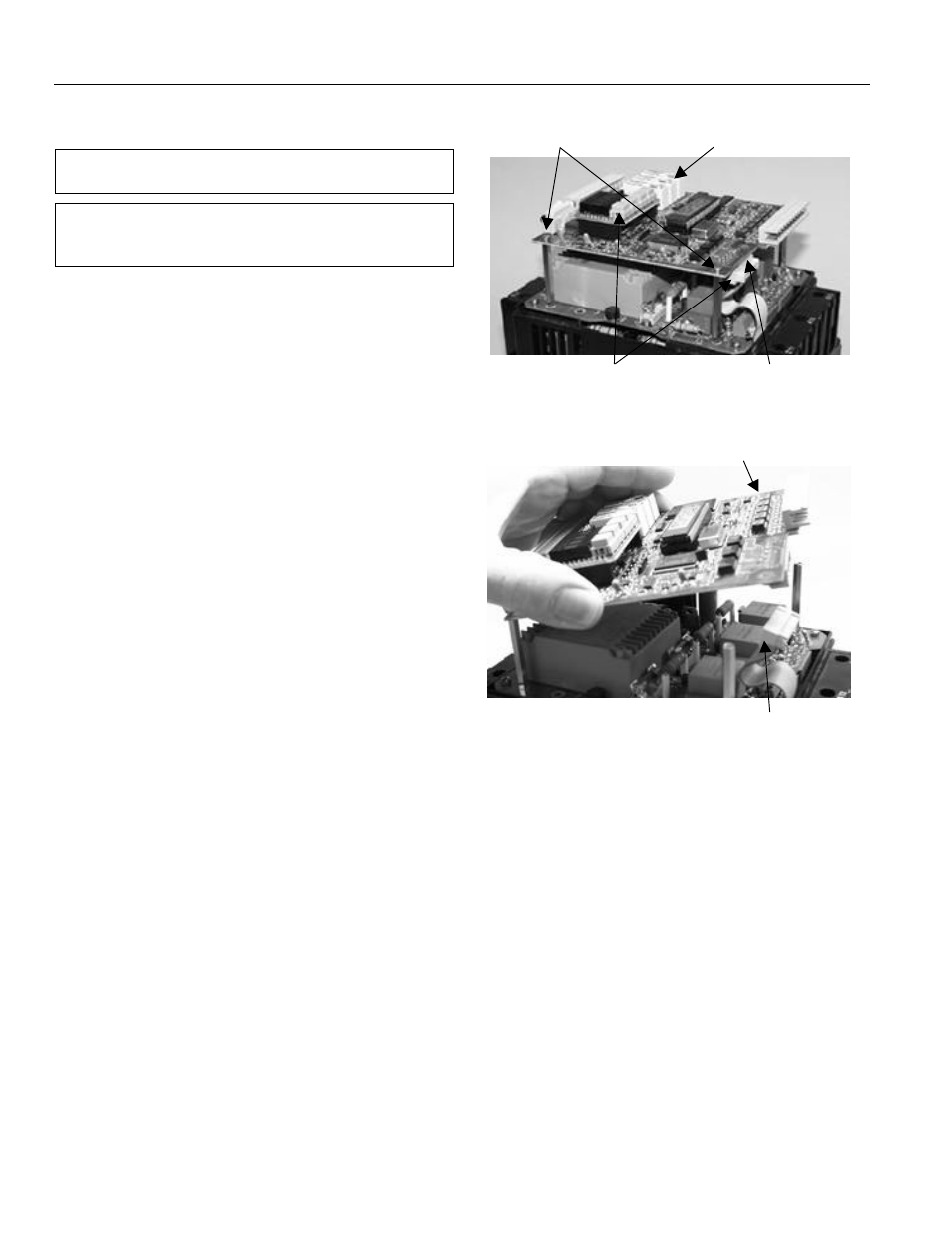 Astat, Ibp plus service instructions, Logic board replacement | GE Industrial Solutions ASTAT-IBP Plus Solid State Starters User Manual | Page 6 / 18