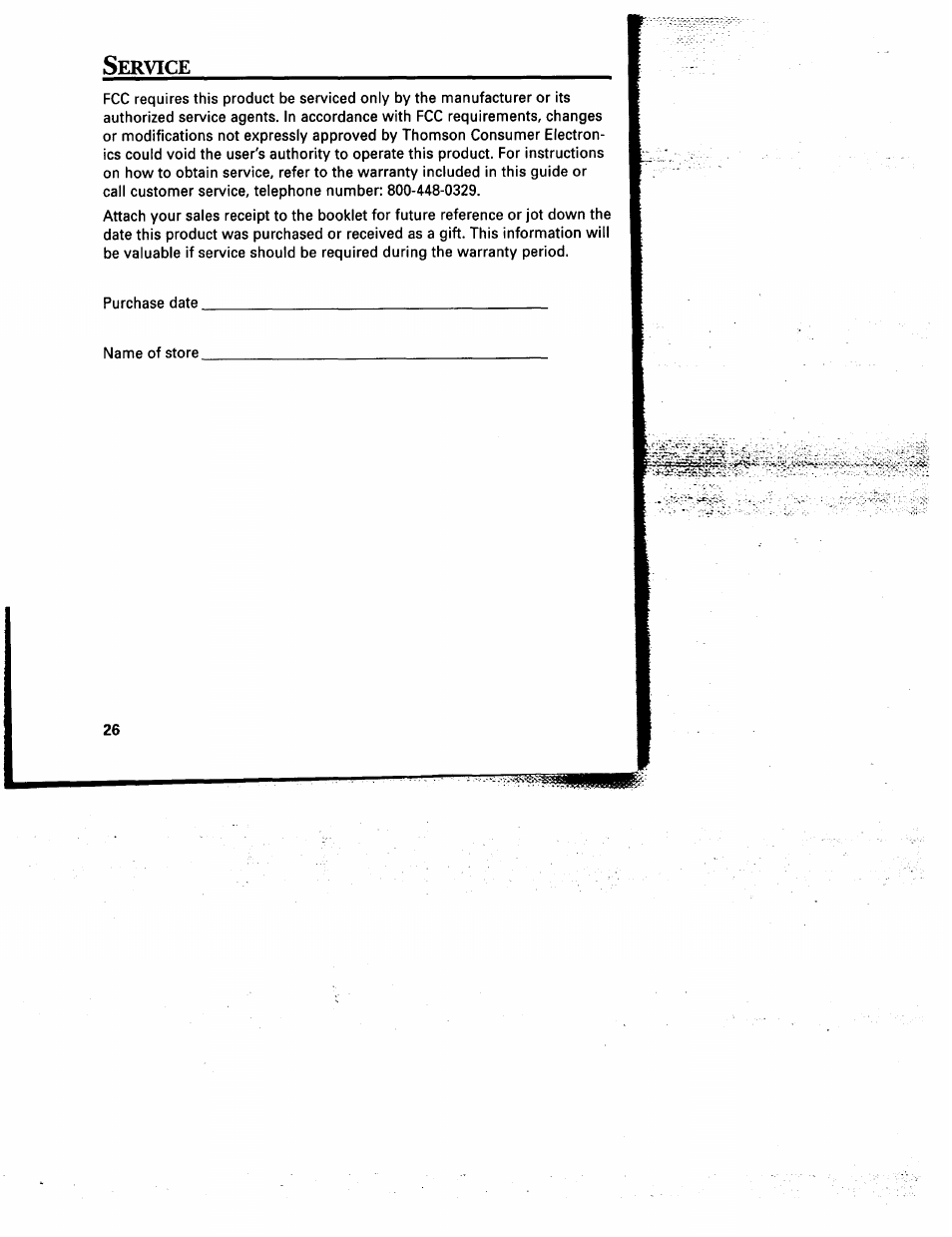 Service, Ervice | GE 2-9975 User Manual | Page 28 / 32