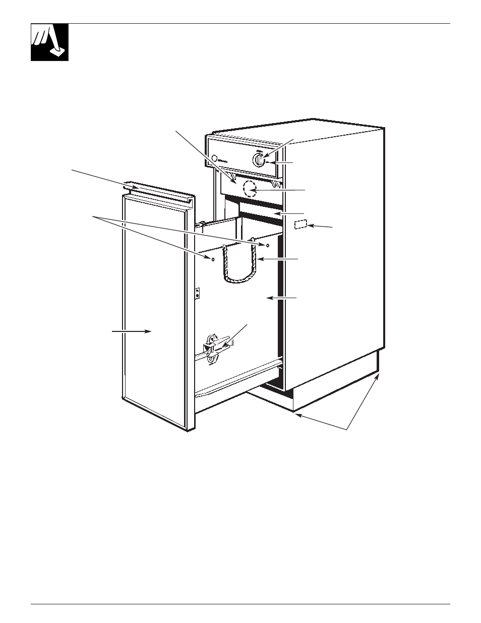 Features of your compactor, Features of your compactor 4, 5, 4features of your compactor | GE Monogram Compactor User Manual | Page 4 / 12