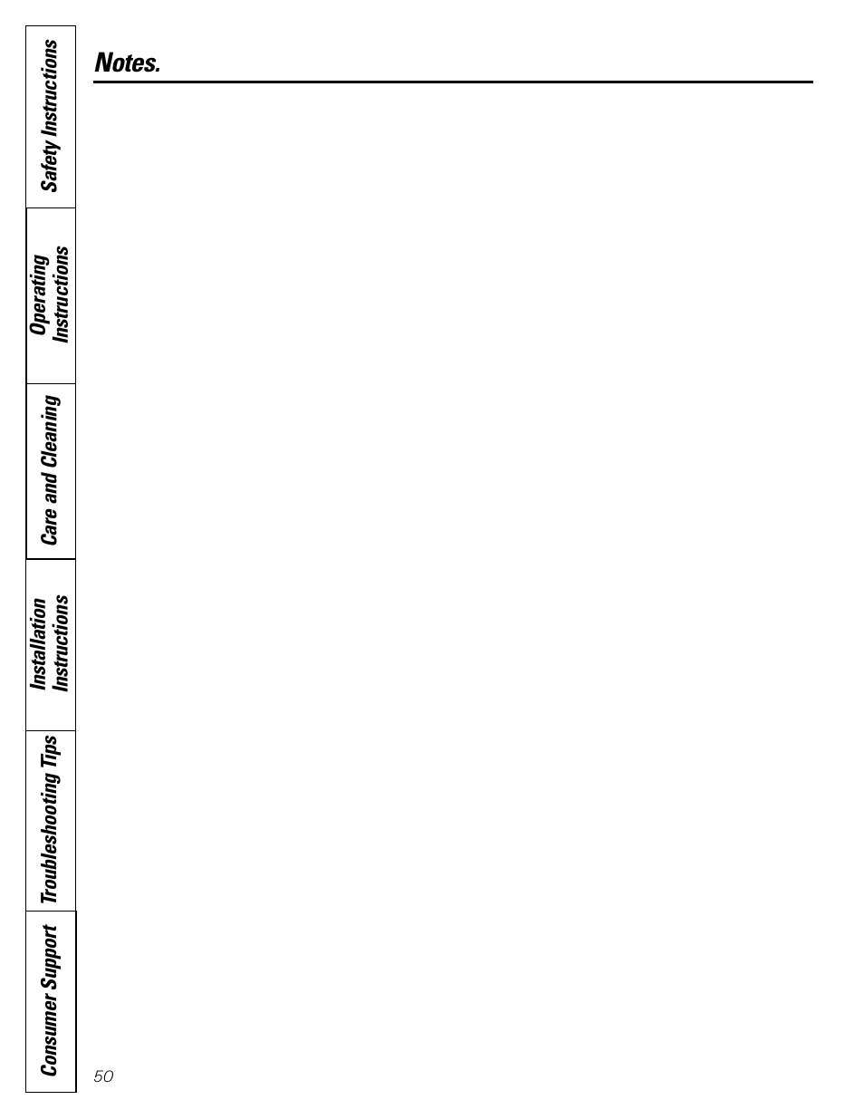 GE JGBP31 User Manual | Page 50 / 56