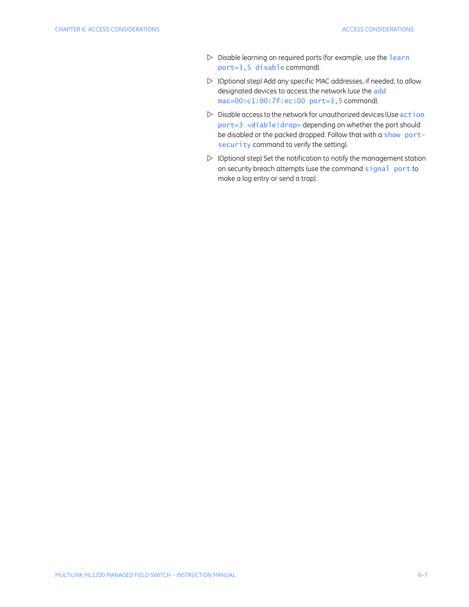 GE MULTILINK ML1200 User Manual | Page 113 / 344