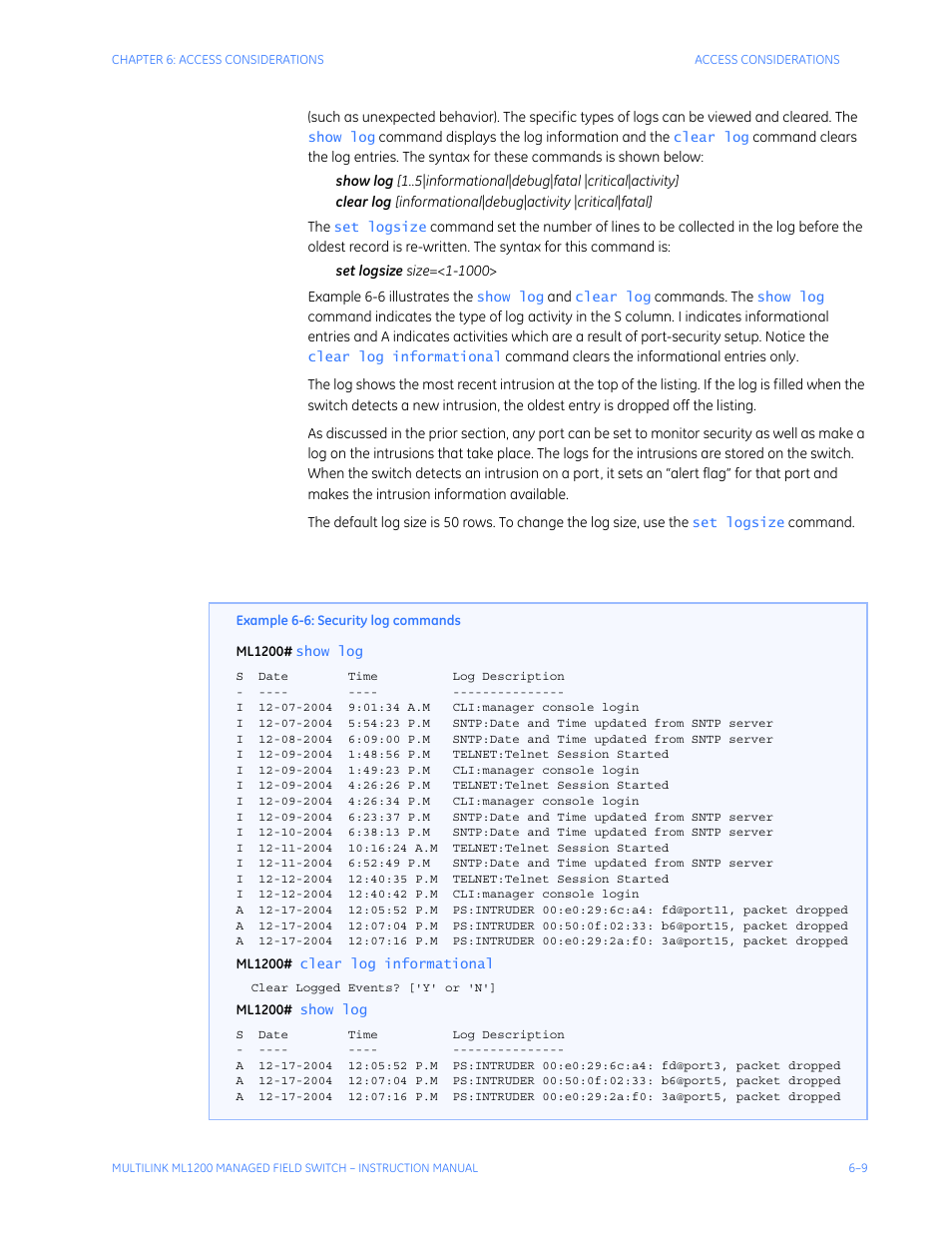 GE MULTILINK ML1200 User Manual | Page 115 / 344