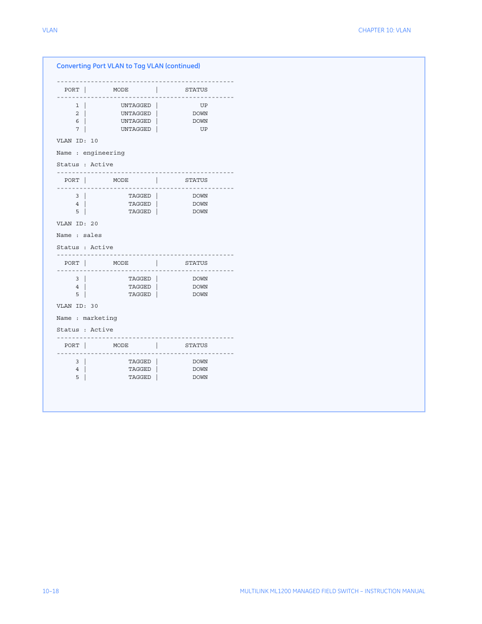GE MULTILINK ML1200 User Manual | Page 180 / 344