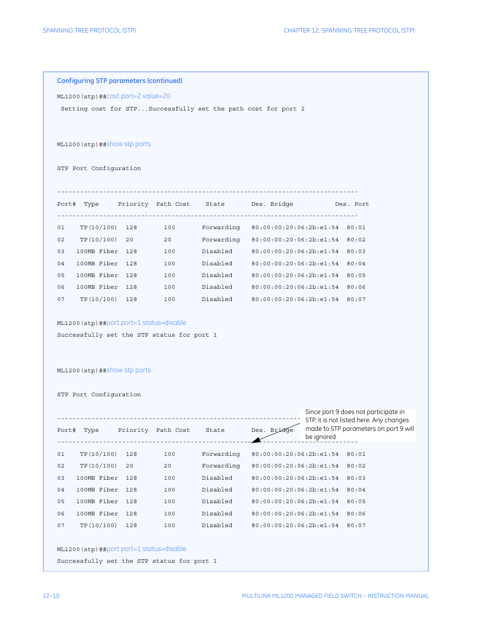 GE MULTILINK ML1200 User Manual | Page 206 / 344