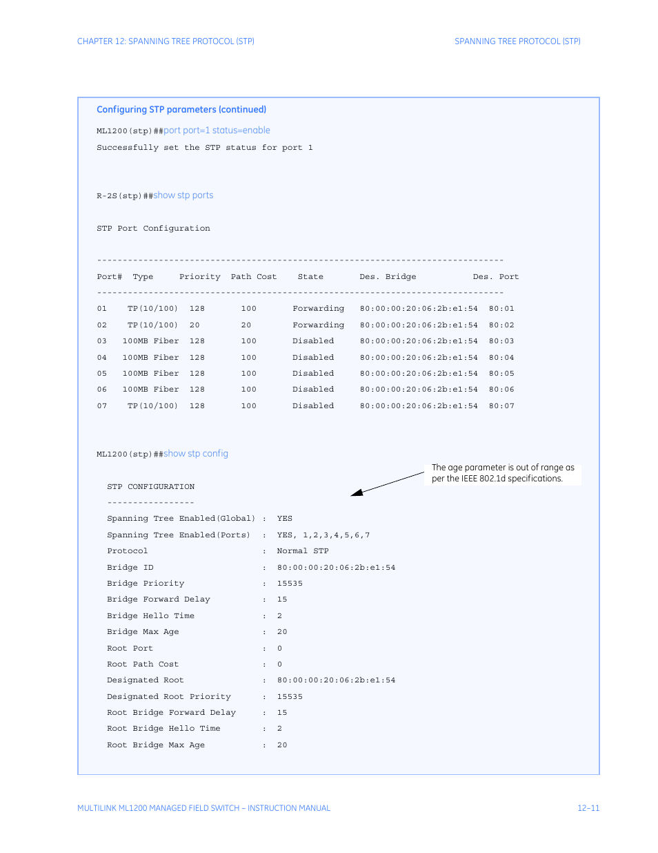 GE MULTILINK ML1200 User Manual | Page 207 / 344
