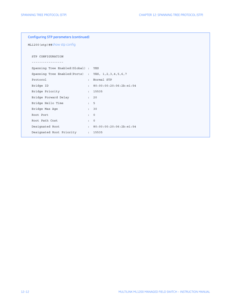 GE MULTILINK ML1200 User Manual | Page 208 / 344
