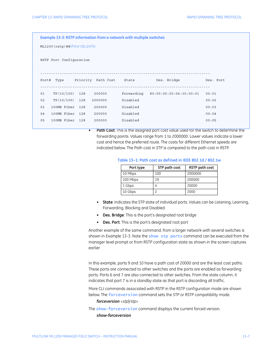 GE MULTILINK ML1200 User Manual | Page 215 / 344