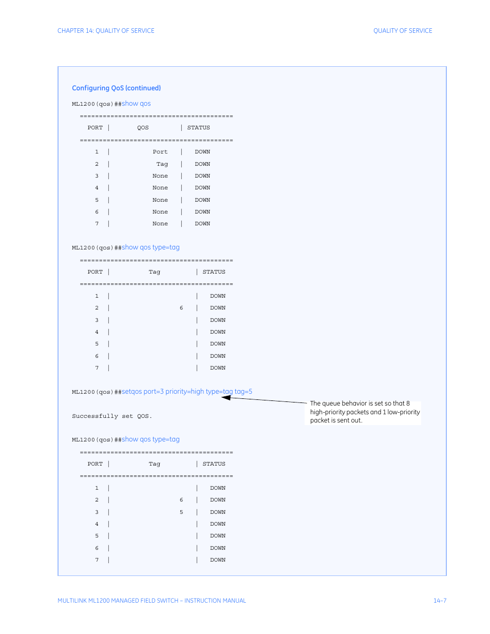 GE MULTILINK ML1200 User Manual | Page 237 / 344