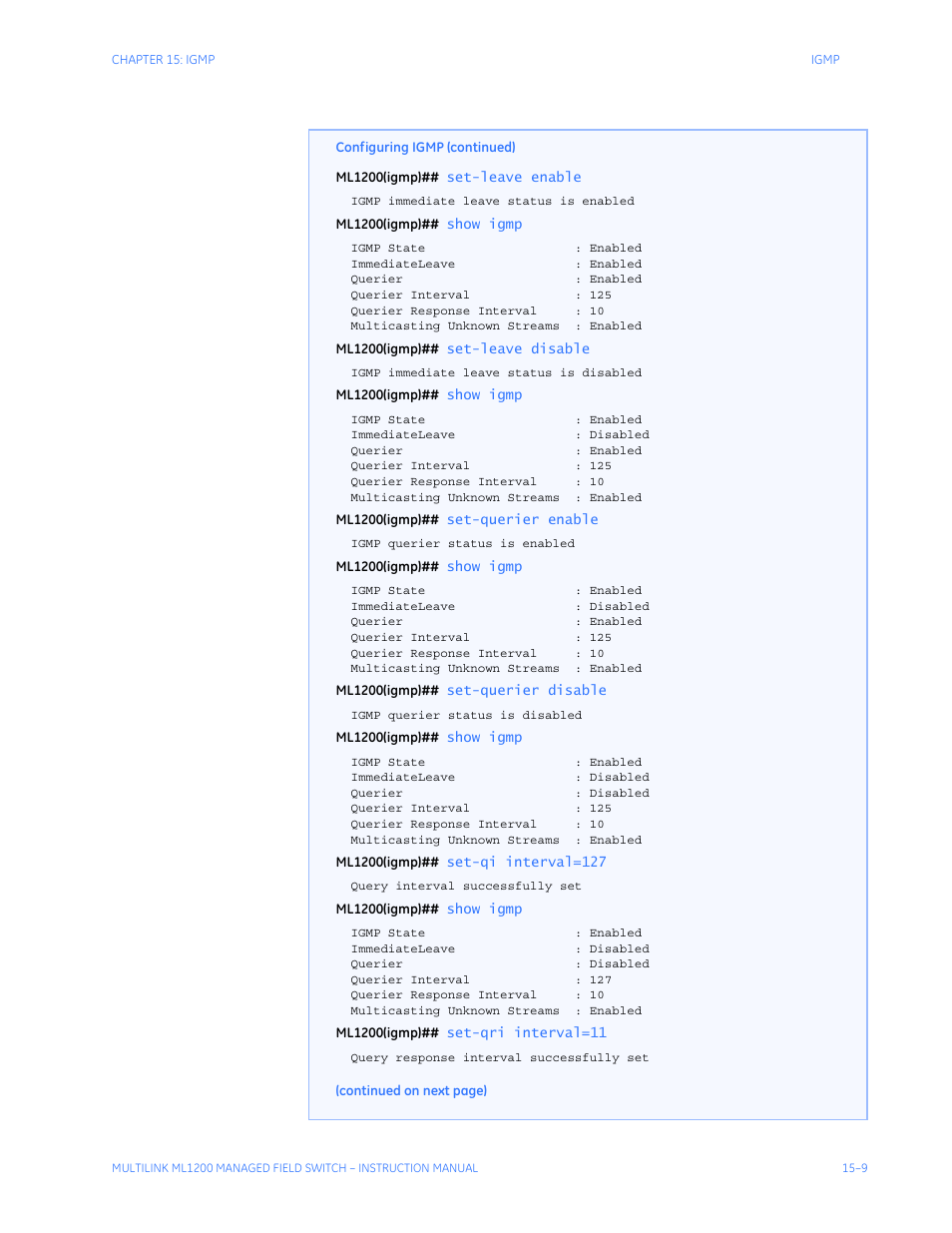 GE MULTILINK ML1200 User Manual | Page 251 / 344
