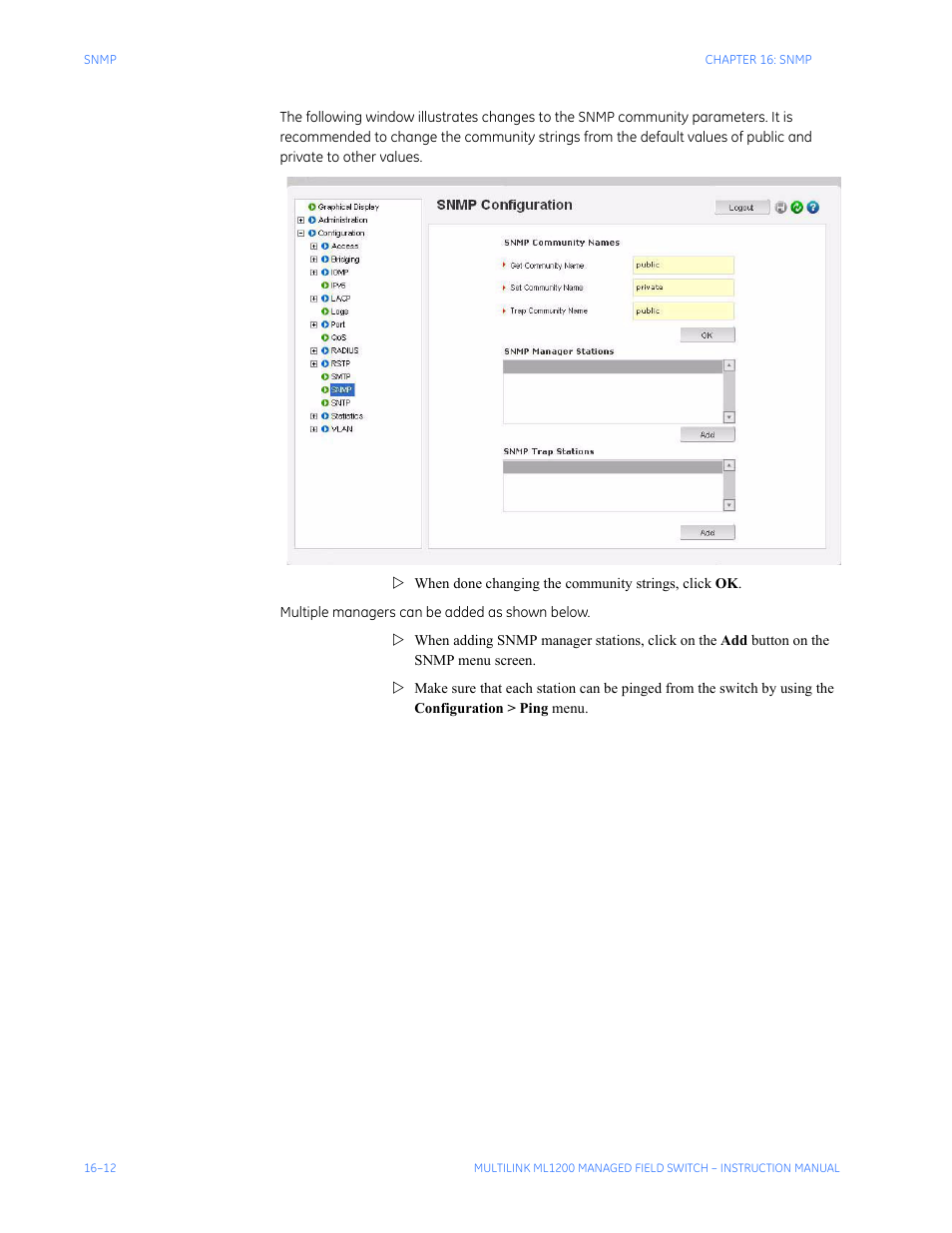 GE MULTILINK ML1200 User Manual | Page 266 / 344