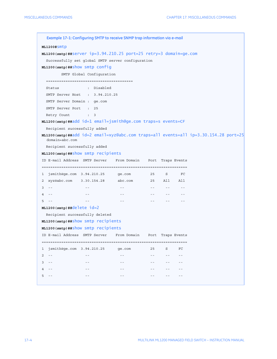 GE MULTILINK ML1200 User Manual | Page 274 / 344