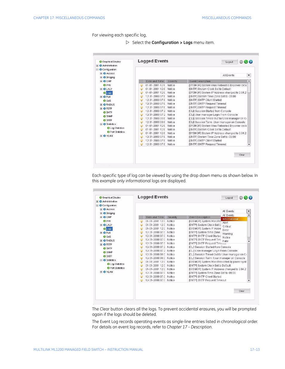 GE MULTILINK ML1200 User Manual | Page 283 / 344