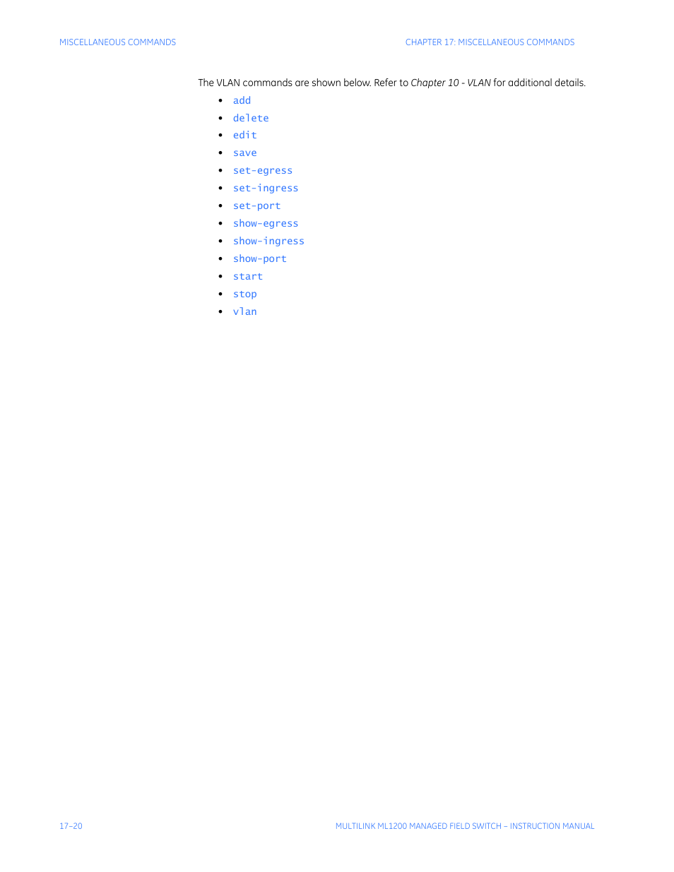 GE MULTILINK ML1200 User Manual | Page 290 / 344