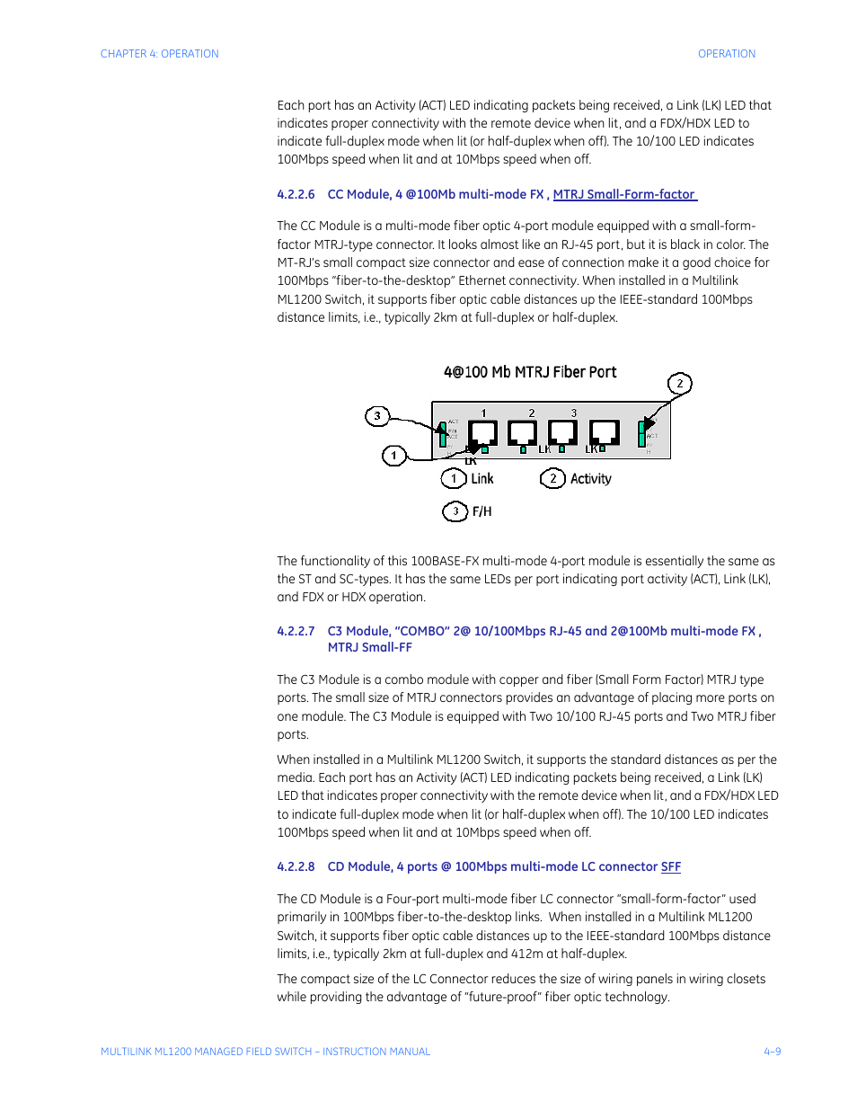 GE MULTILINK ML1200 User Manual | Page 67 / 344