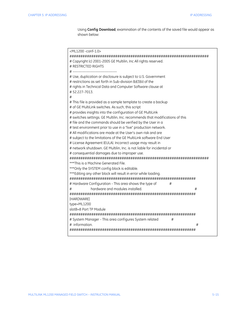 GE MULTILINK ML1200 User Manual | Page 87 / 344