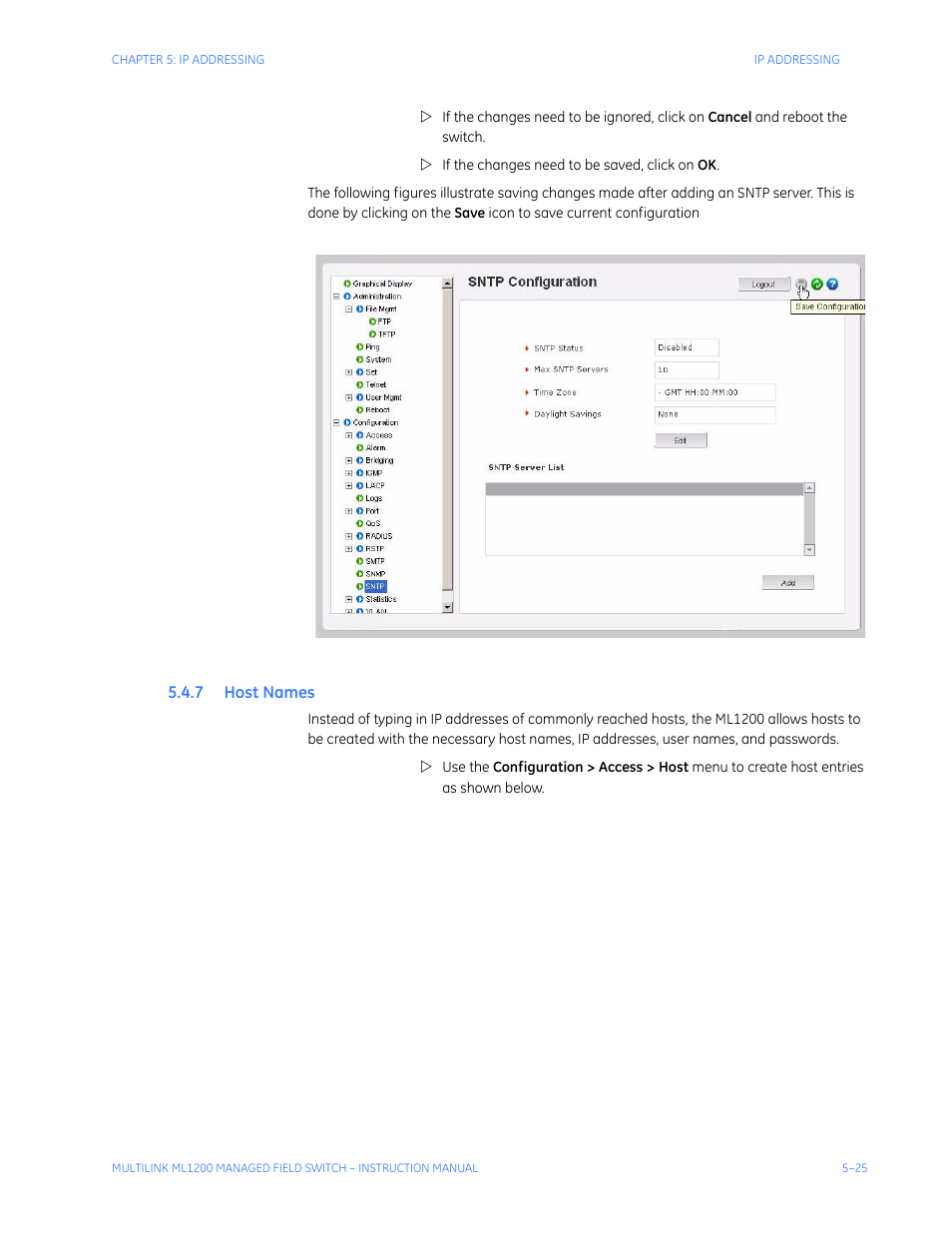 7 host names, Ames | GE MULTILINK ML1200 User Manual | Page 97 / 344