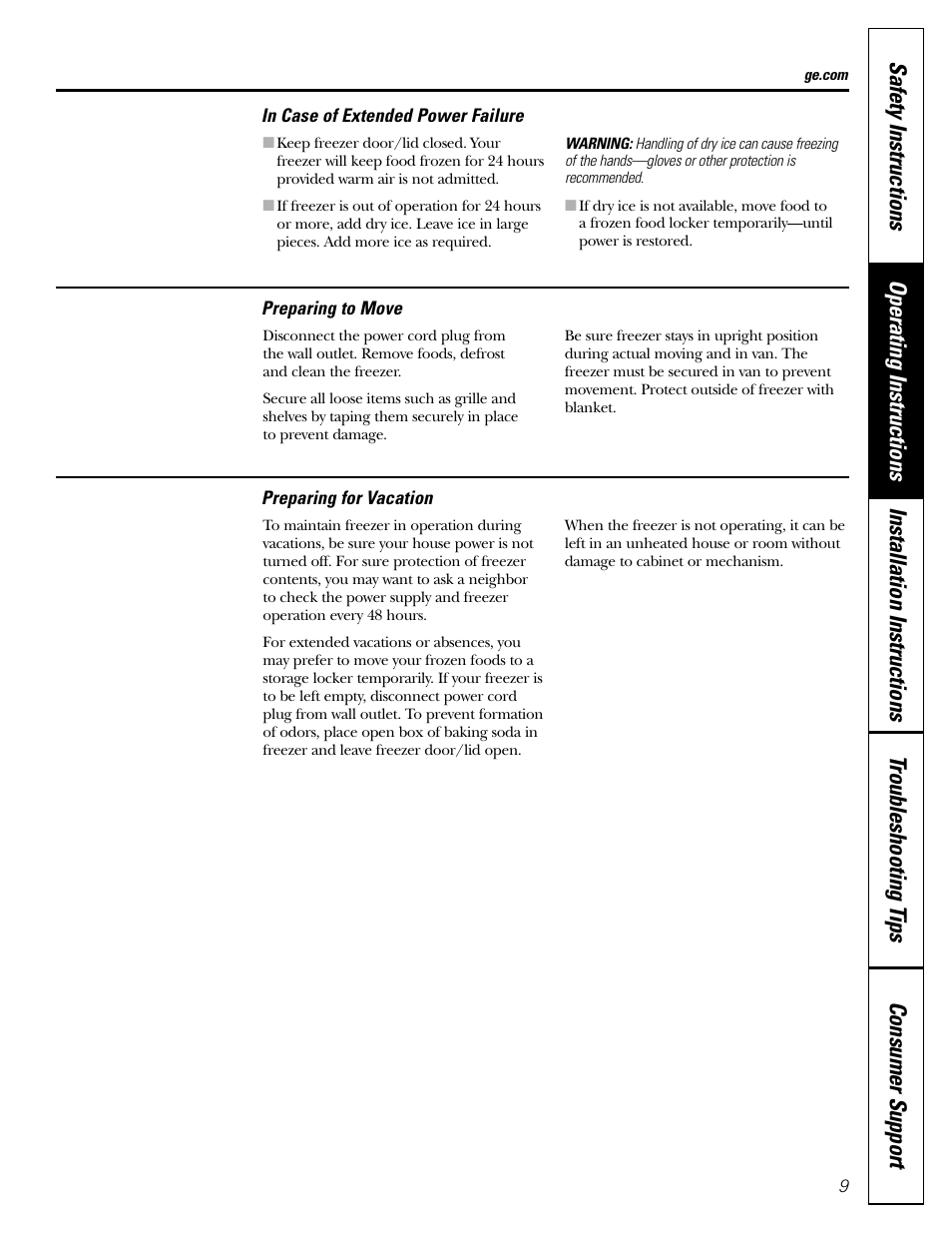 GE FCM7 User Manual | Page 9 / 16