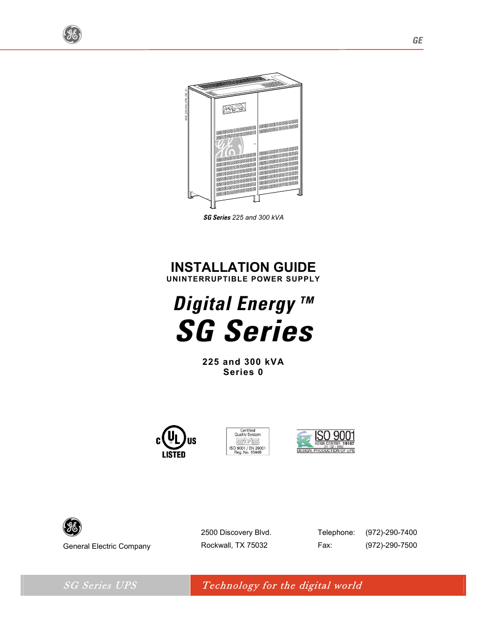 GE 225 User Manual | 38 pages