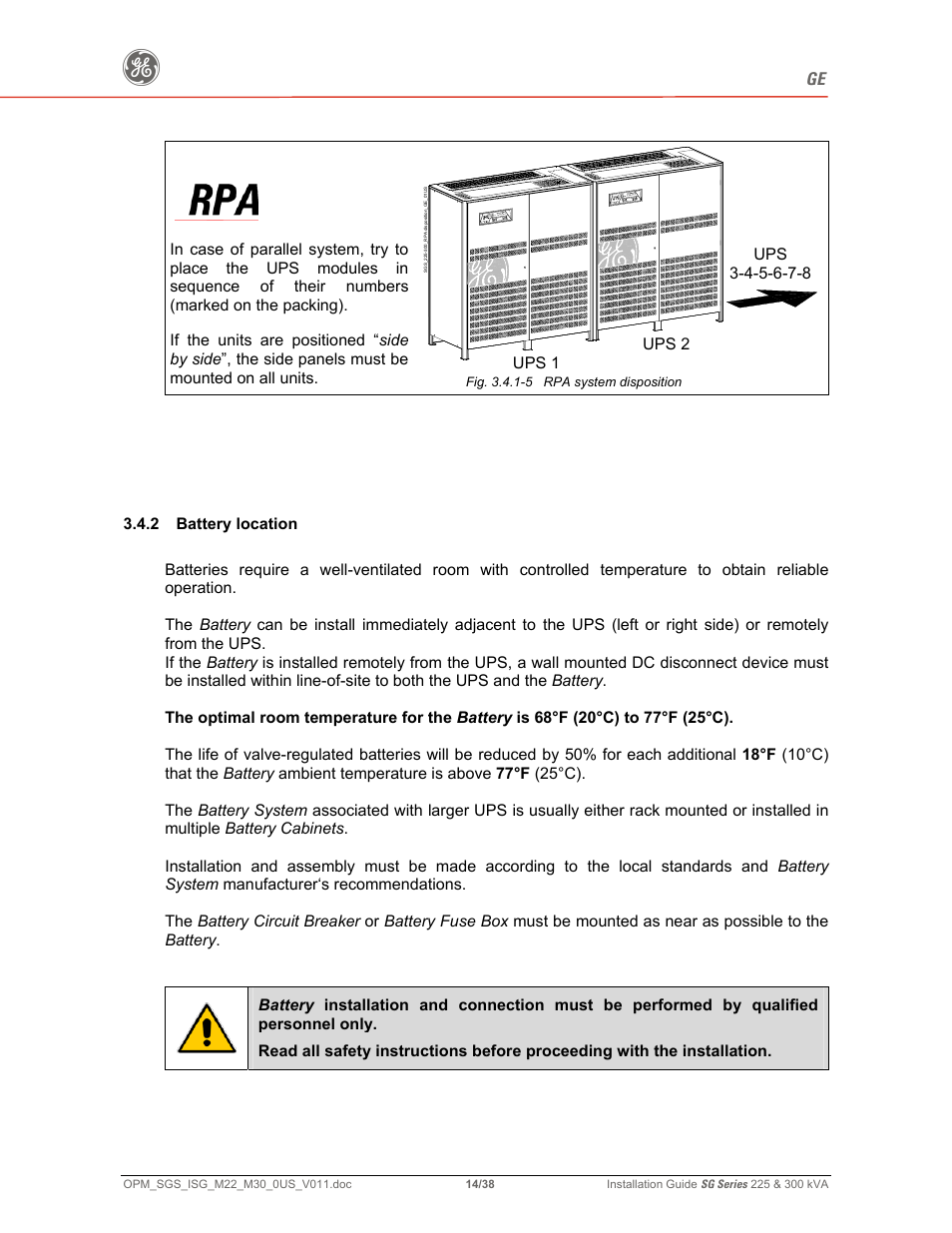 GE 225 User Manual | Page 14 / 38