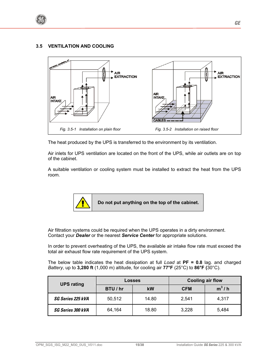 GE 225 User Manual | Page 15 / 38