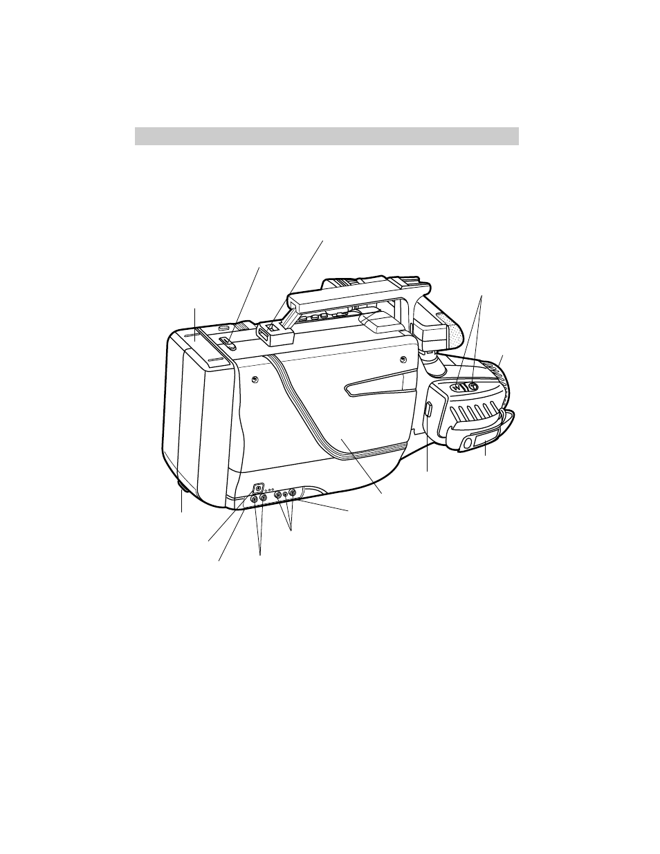 First-time operation, Review camcorder’s operating controls | GE CG709 User Manual | Page 11 / 80