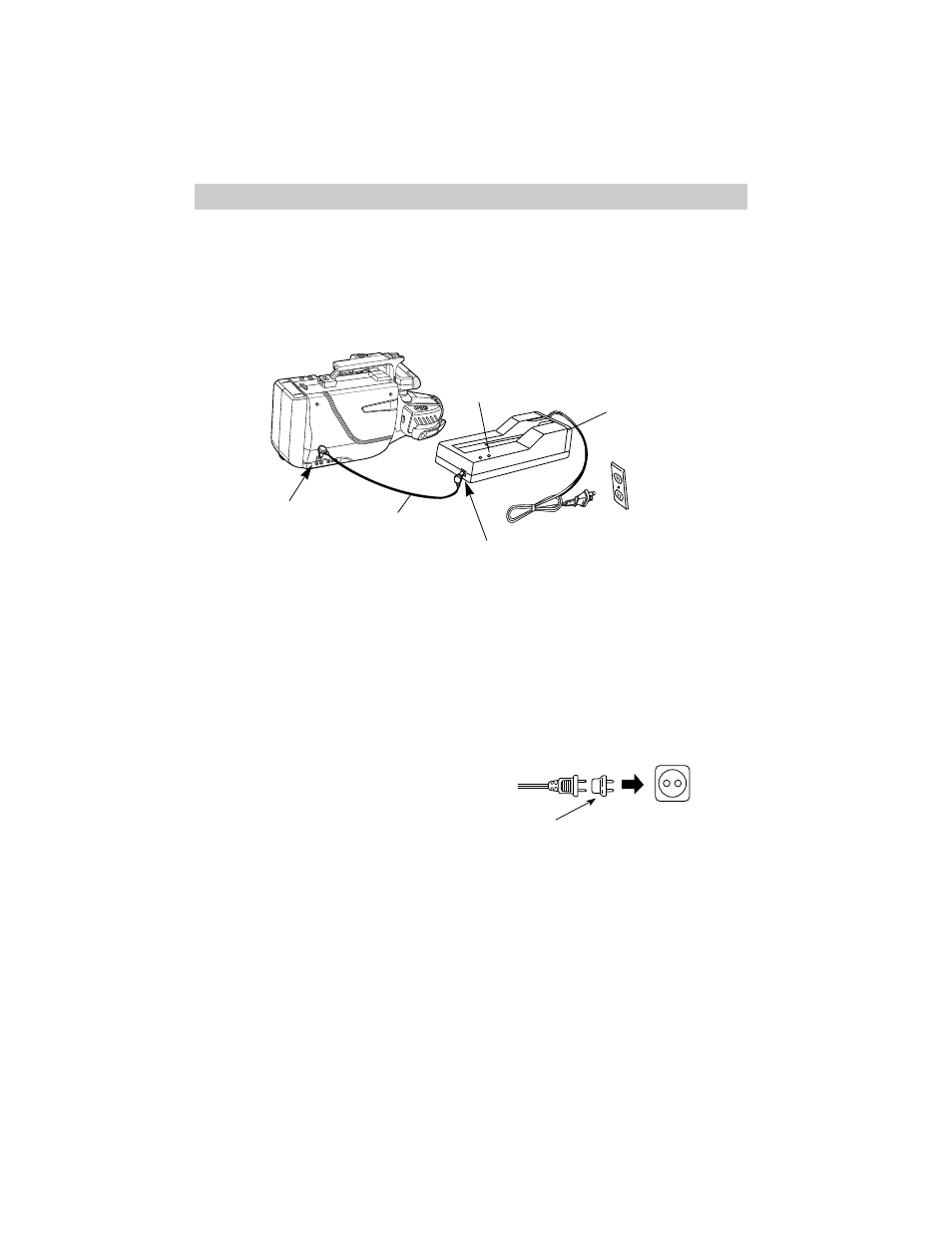 Powering the camcorder, Using the adapter/charger | GE CG709 User Manual | Page 12 / 80