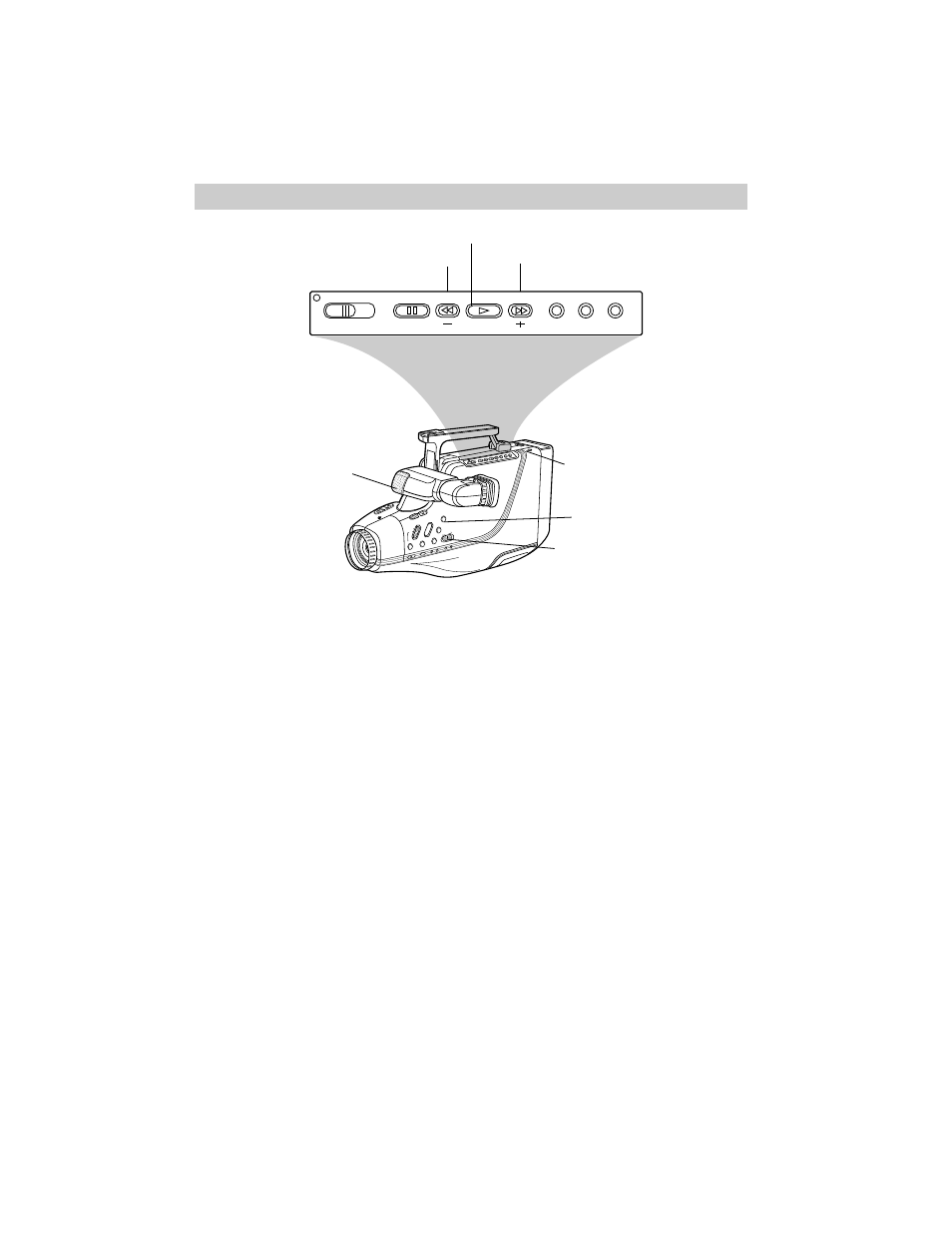 Camcorder features, Camera auto feature, Microphone | Record review, Flying erase head | GE CG709 User Manual | Page 26 / 80
