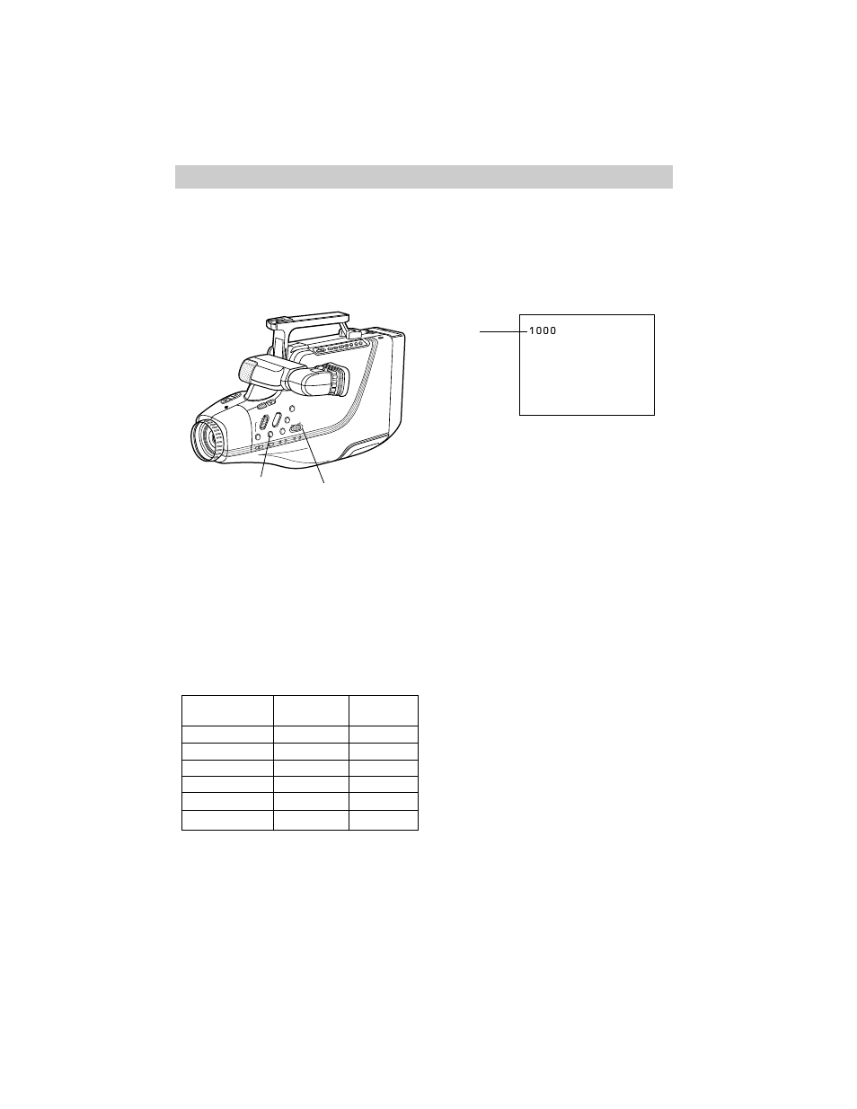 Using variable shutter speeds, Display in viewfinder, Auto man | Display reset select set, Aud •dub •vid edit adv. time lapse, Still, Shutter button, Shutter speed | GE CG709 User Manual | Page 30 / 80