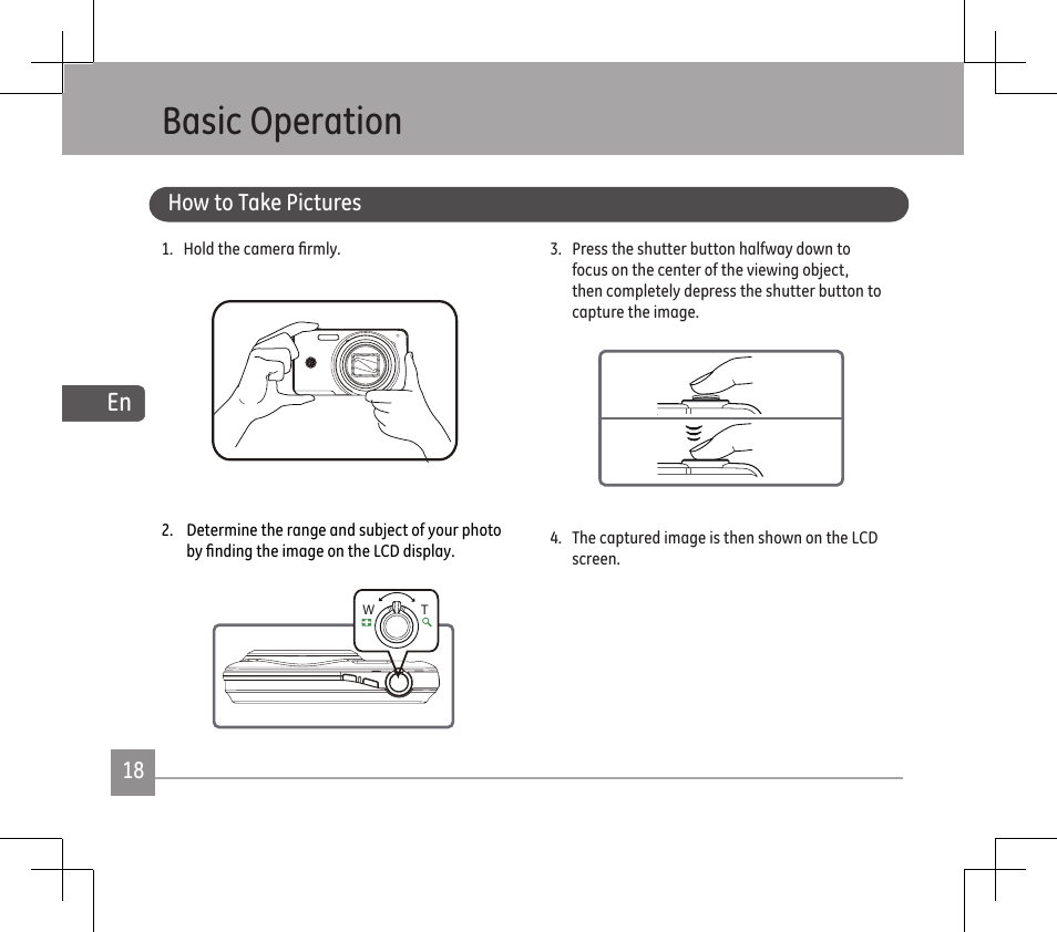 Basc operaton | GE E1486TW User Manual | Page 20 / 124