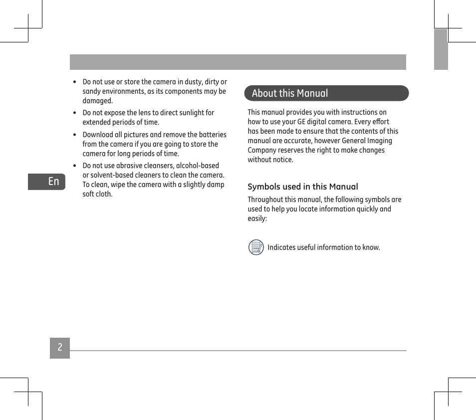 GE E1486TW User Manual | Page 4 / 124