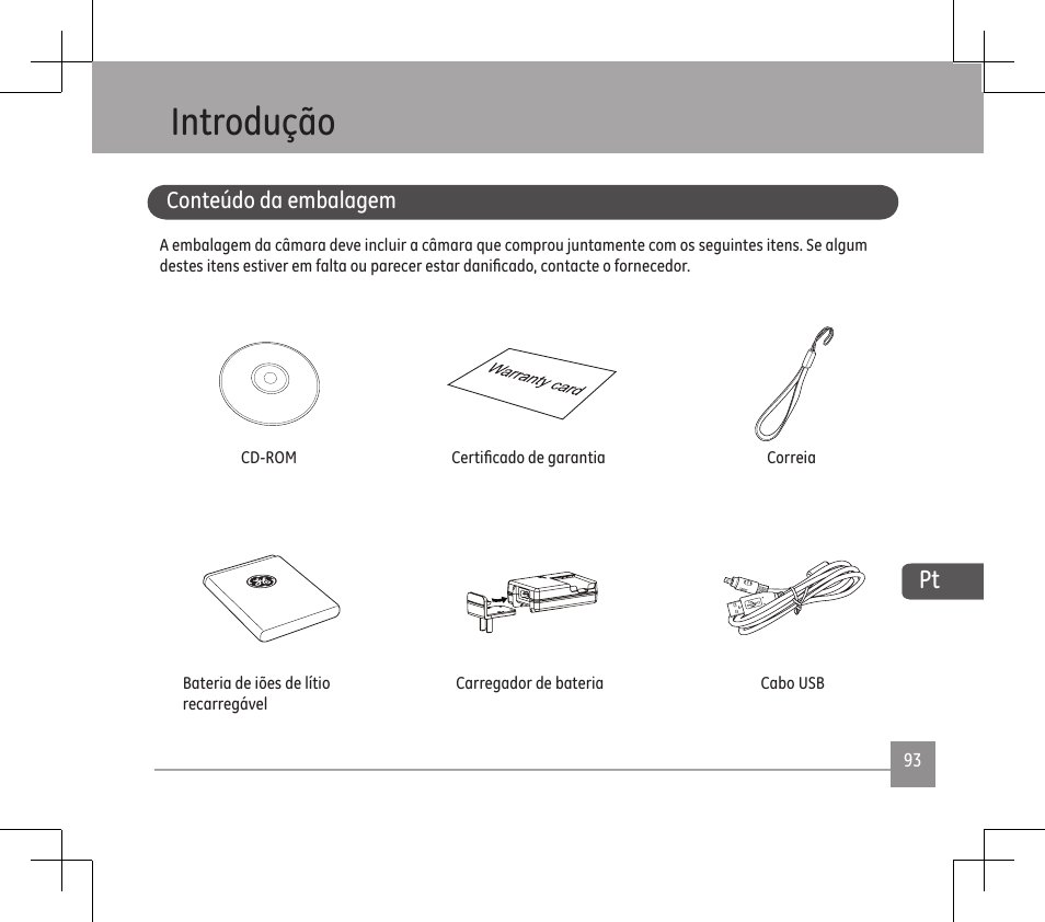 Introdução | GE E1486TW User Manual | Page 95 / 124
