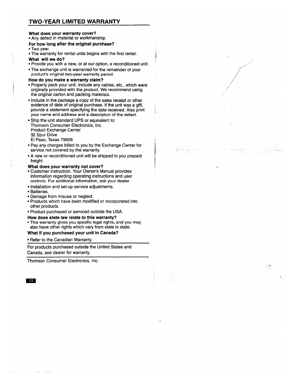 Tla/n.vcad i, La/adoamtv, I wu ycai | Imitcn | GE 2-9200 User Manual | Page 12 / 16