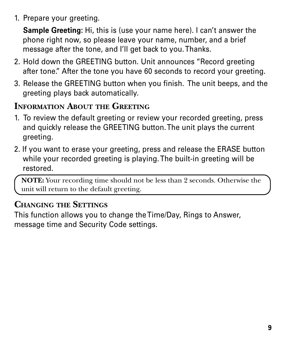 GE 29878 User Manual | Page 9 / 48