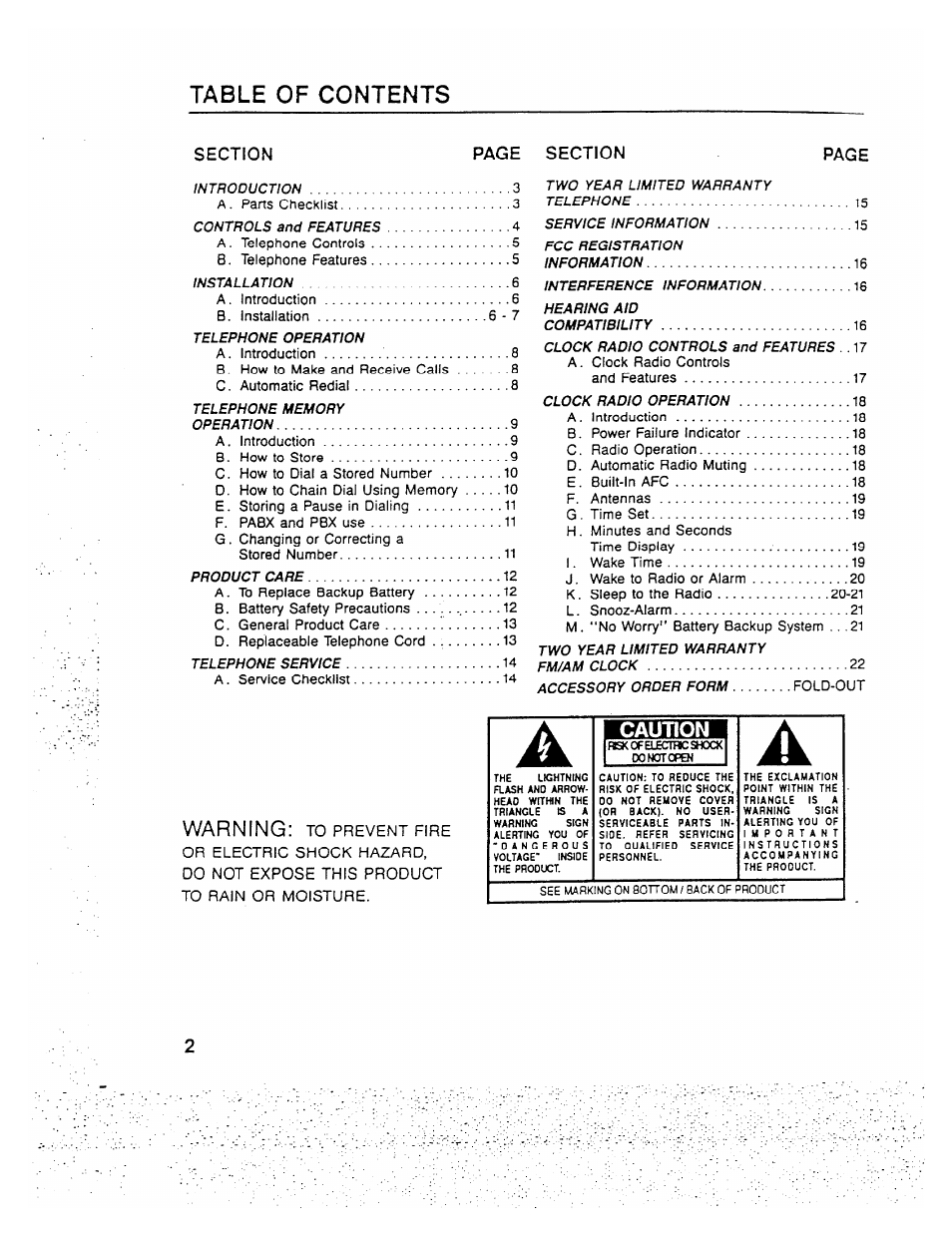 GE 2-9710 User Manual | Page 2 / 26