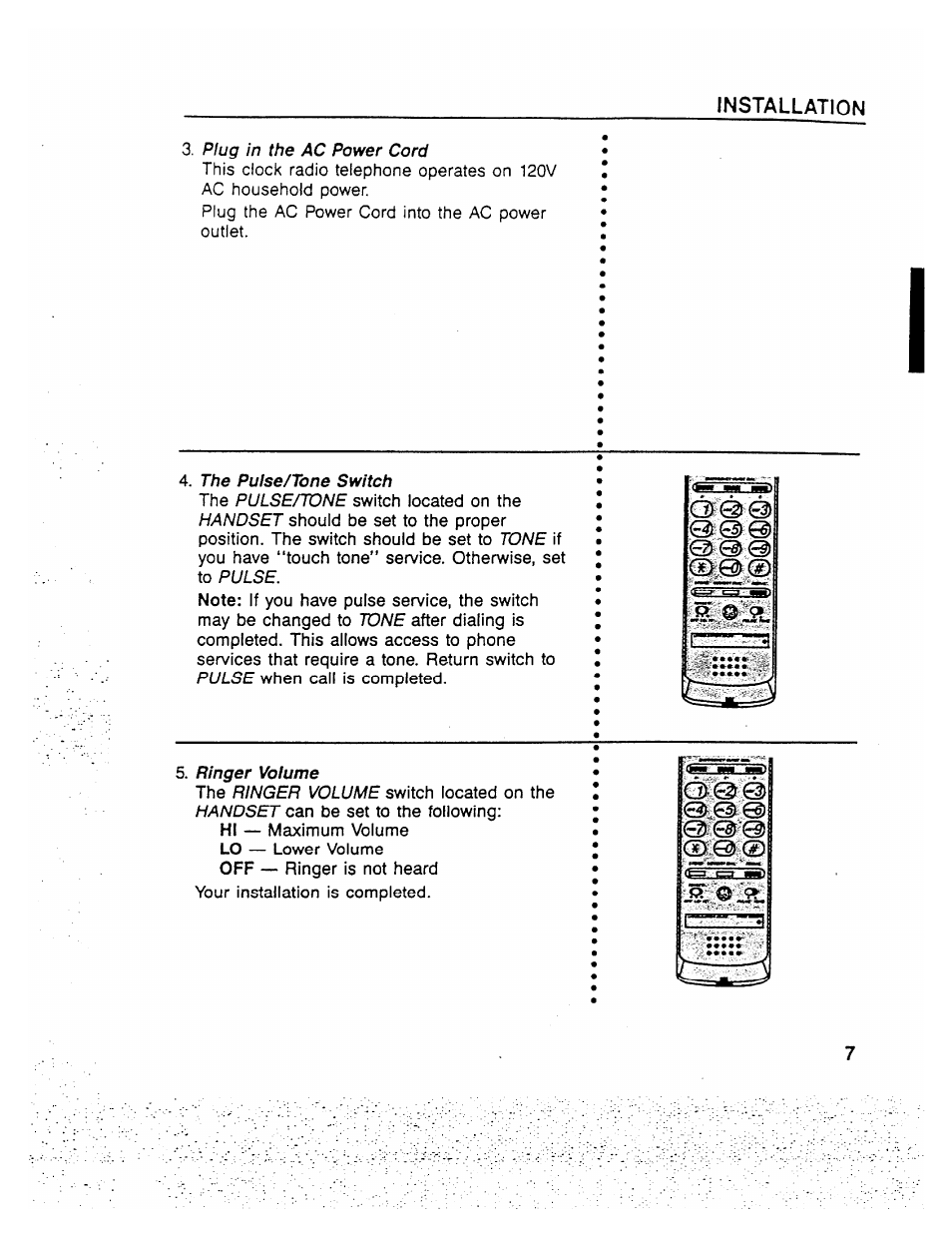 Installation | GE 2-9710 User Manual | Page 7 / 26