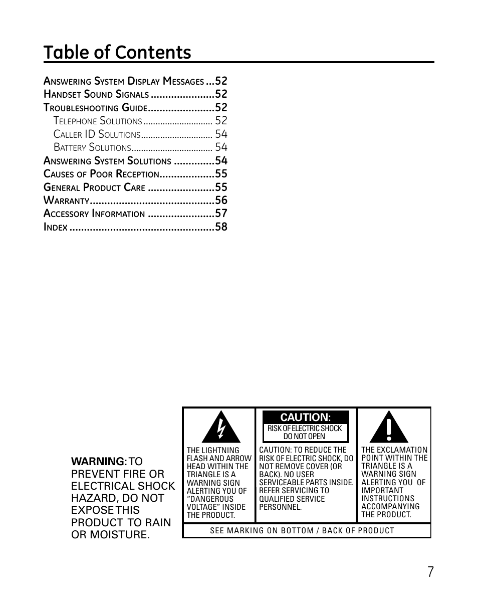 GE DECT 28821 User Manual | Page 7 / 60