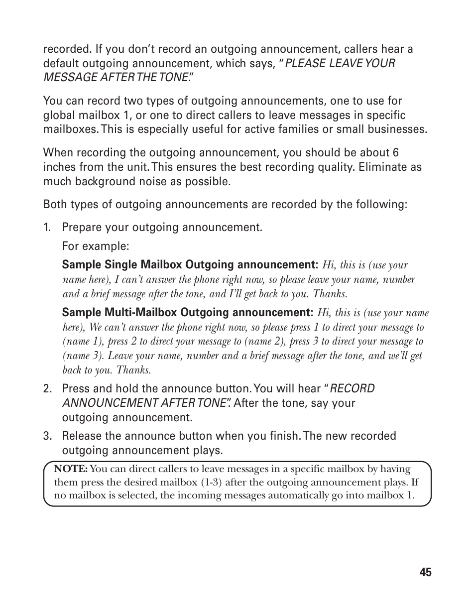GE 25826 User Manual | Page 45 / 128