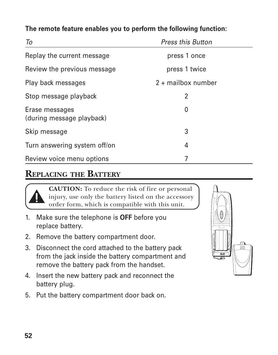 GE 25826 User Manual | Page 52 / 128
