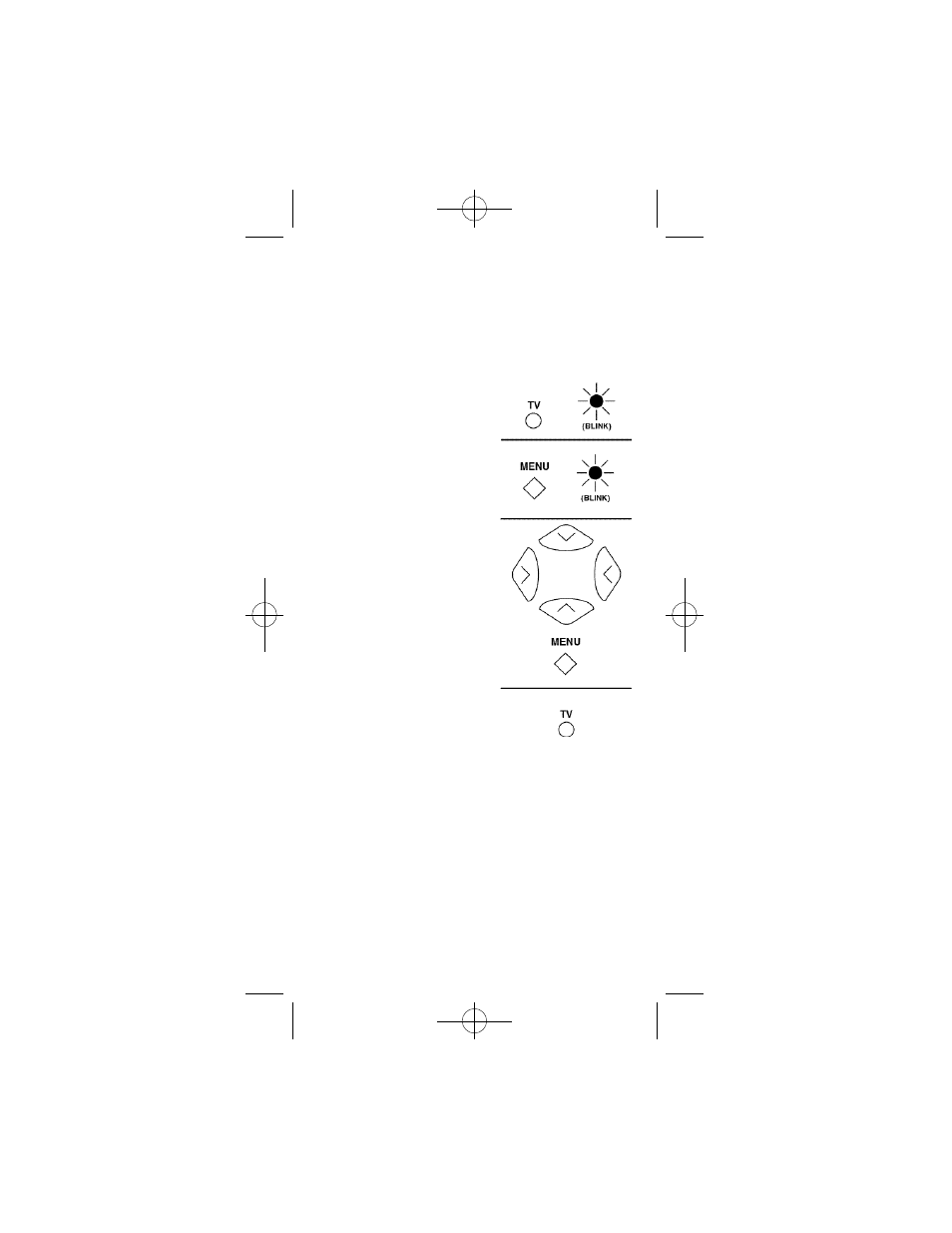 Television menu function | GE RM94931 User Manual | Page 11 / 36
