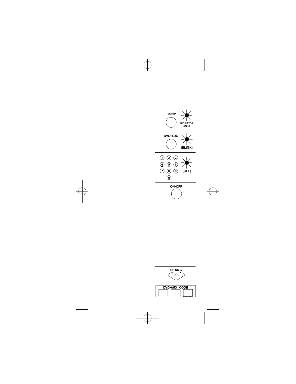 The dvd•aux button | GE RM94931 User Manual | Page 8 / 36