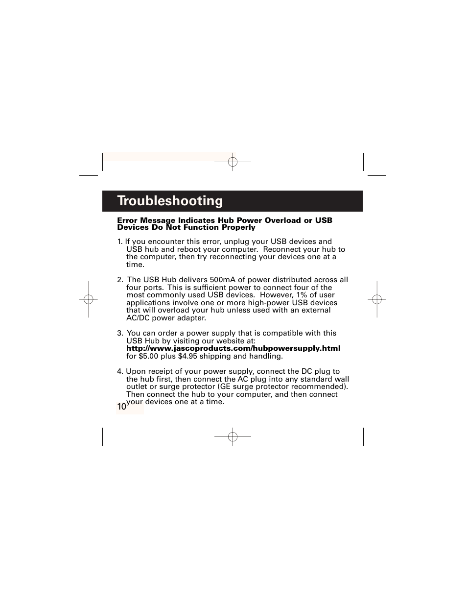 Troubleshooting | GE HO97958 User Manual | Page 11 / 43