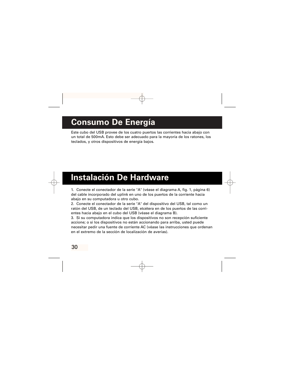 Consumo de energía, Instalación de hardware | GE HO97958 User Manual | Page 31 / 43