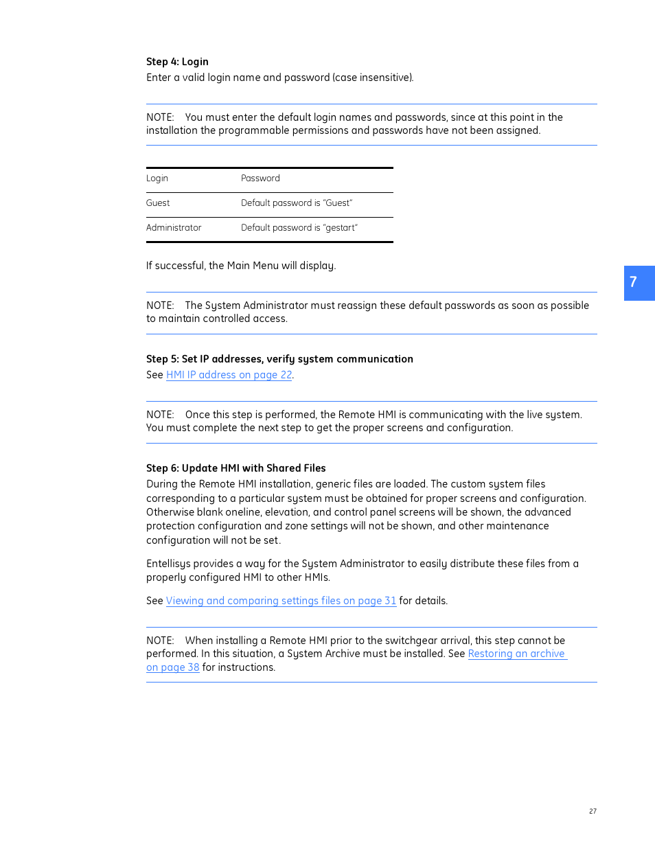 GE Industrial Solutions Entellisys System Administrator Manual User Manual | Page 27 / 62