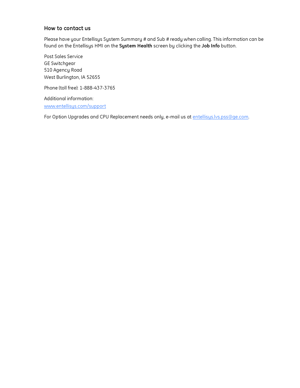 GE Industrial Solutions Entellisys System Administrator Manual User Manual | Page 3 / 62