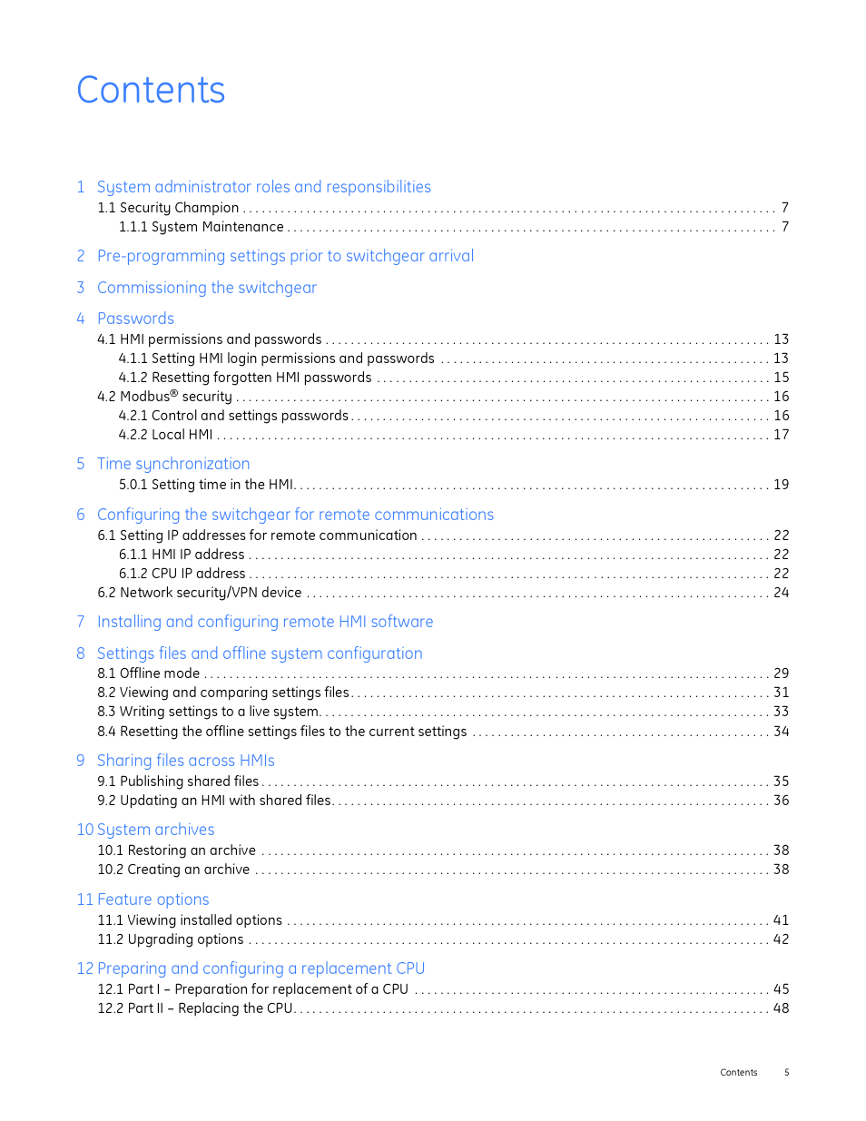 GE Industrial Solutions Entellisys System Administrator Manual User Manual | Page 5 / 62