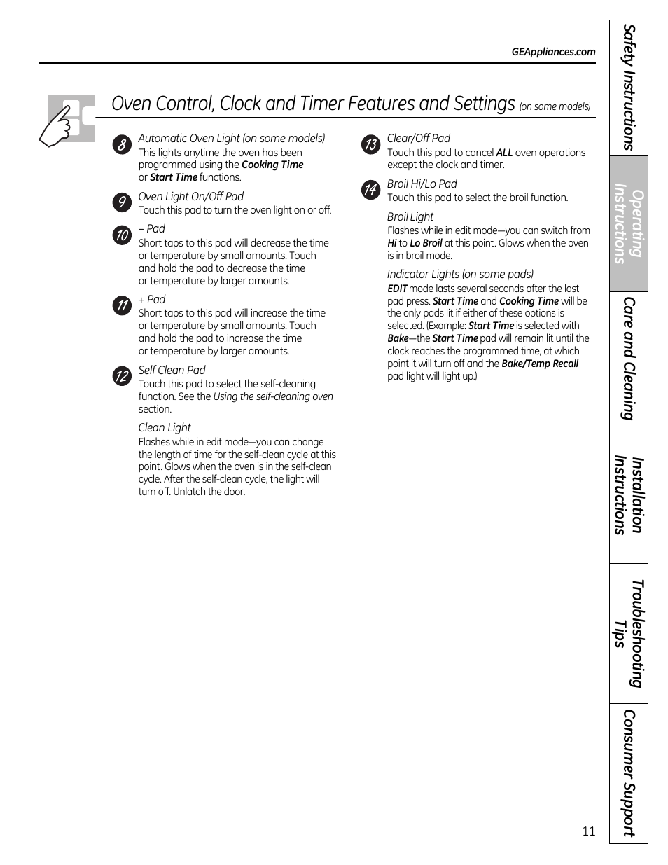 GE 49-85179 User Manual | Page 11 / 52