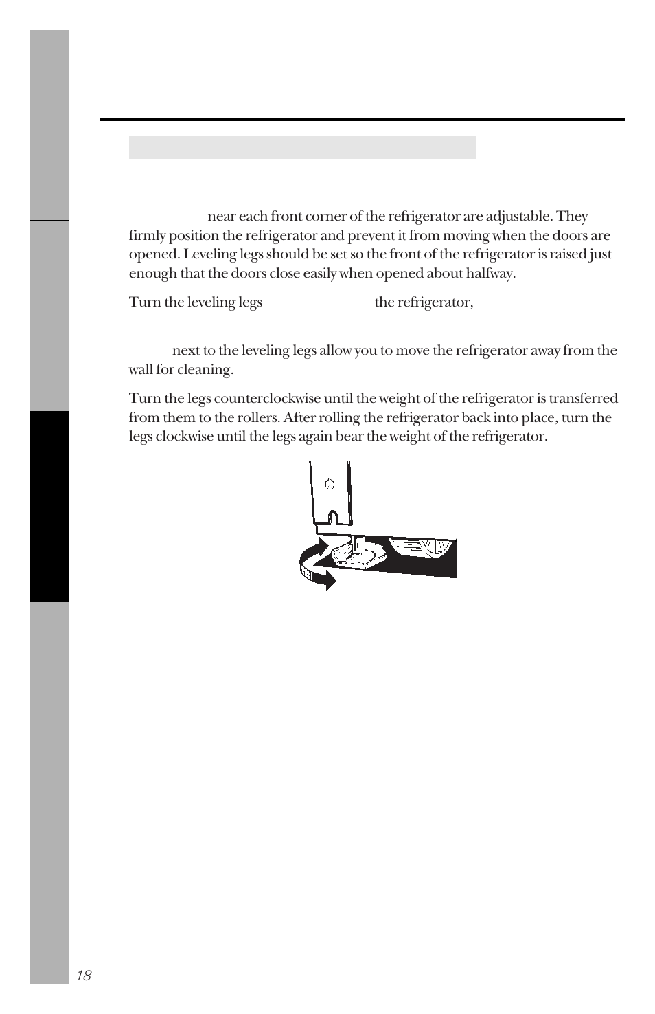 Preparing to install the refrigerator | GE 14 User Manual | Page 18 / 40