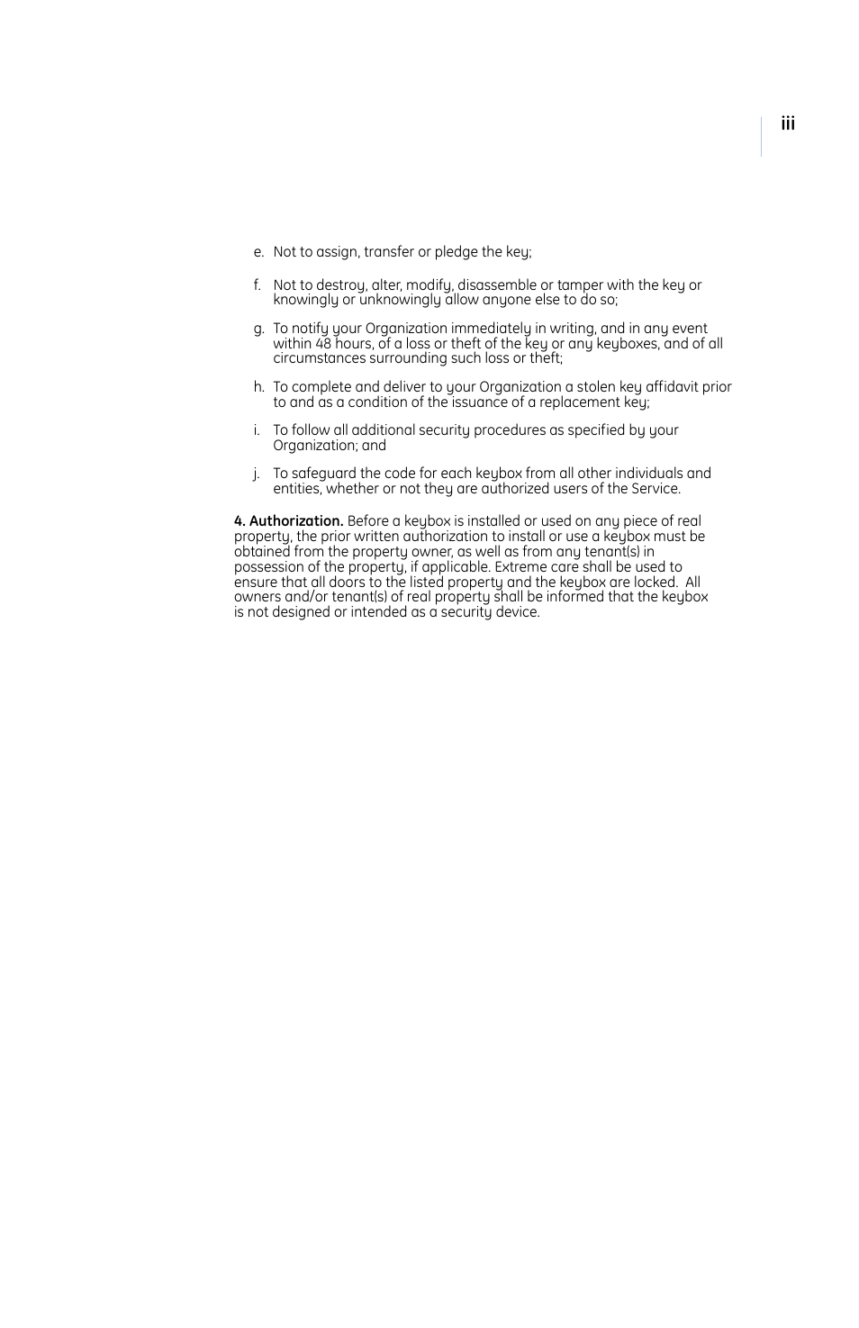 GE eKEY User Manual | Page 3 / 82